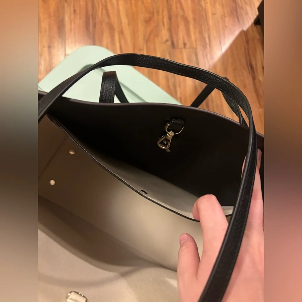 Kate Spade Green and Black Handbag - Picture 3 of 5